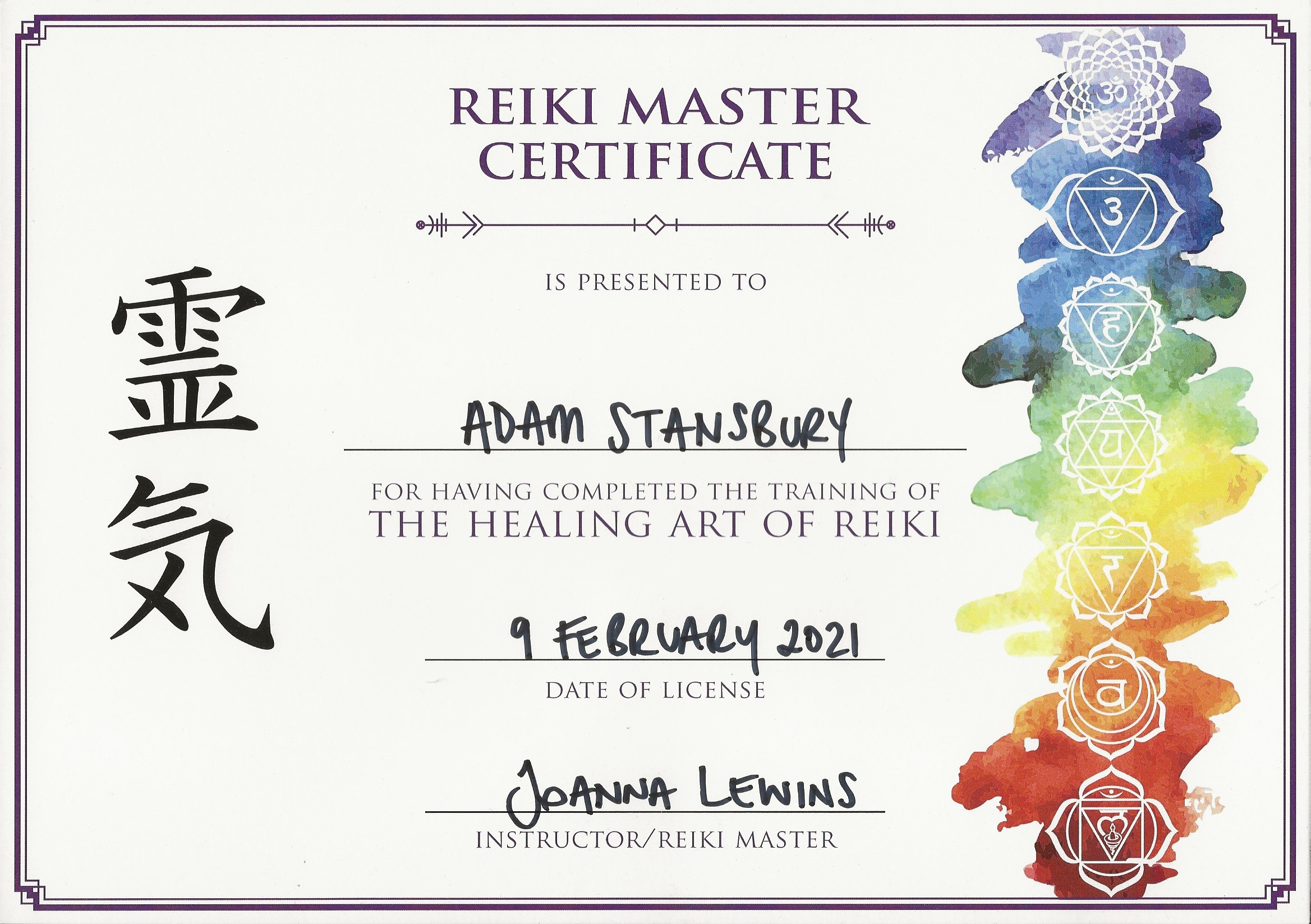 Reiki Master